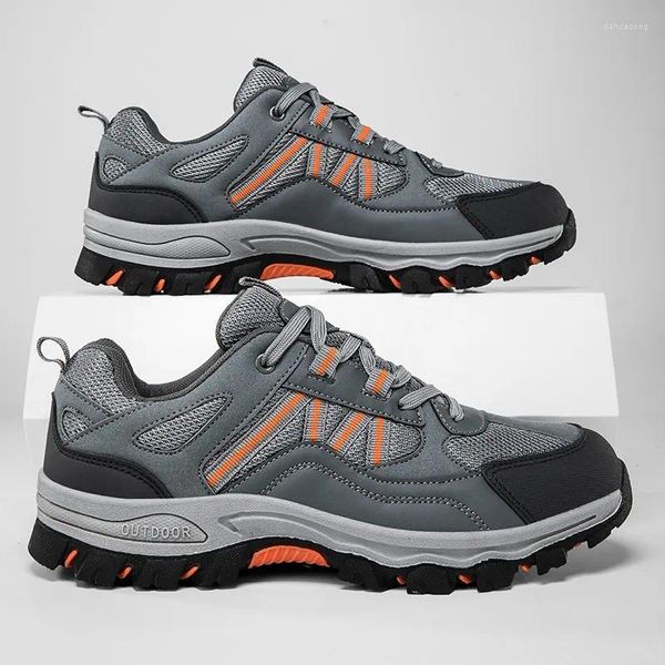 Zapatos deportivos para hombre, zapatillas transpirables para senderismo al aire libre, senderismo, carrera antideslizante, Camping, escalada, viajes de talla grande 35-46