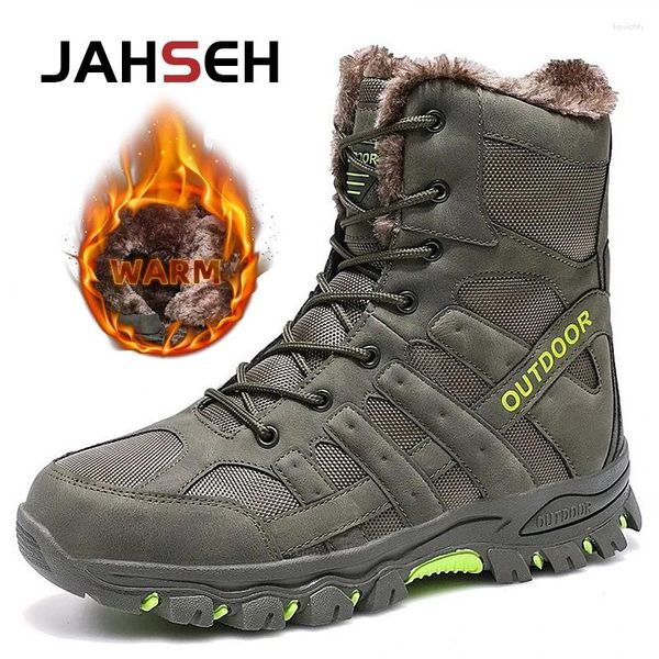 Chaussures de fitness Bottes militaires masculines combattant la cheville Boot tactique grande taille 47 FURME CHAUD MALAL MALES SNOW MOTOCYLY