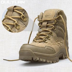 Chaussures de Fitness pour hommes et femmes, bottes de randonnée, d'escalade de l'armée du désert, sécurité de travail, Camping en plein air, Combat