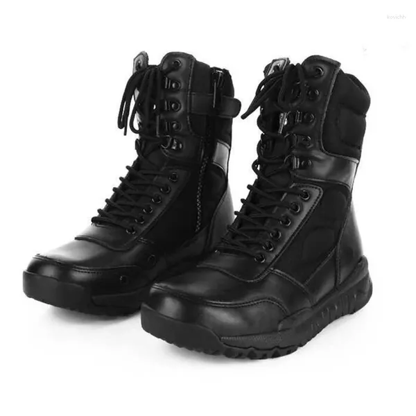 Zapatos de fitness hombres mujeres senderismo al aire libre ultra light high boot ejército fanático de la caza de ventiladores trepadoras de combate militar botas tácticas del desierto