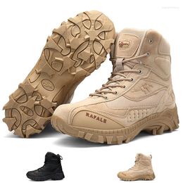 Chaussures de Fitness bottes militaires hommes tactique armée légère en plein air anti-dérapant Combat bottine travail sécurité moto