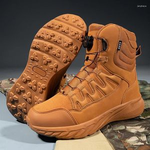 Chaussures de Fitness bottes de randonnée en montagne pour hommes, bonne qualité, Combat tactique, antidérapant, randonneur de fond