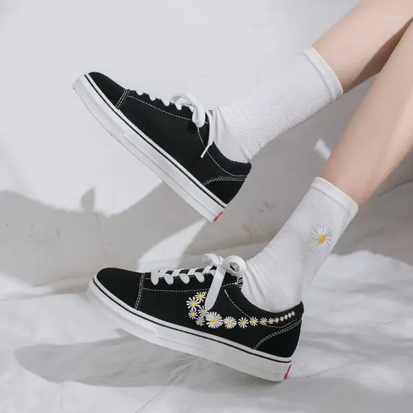 Chaussures de fitness en ligne célébrités Daisy Toile des femmes Modèle de printemps Modèle de la mode cool à la mode coréen
