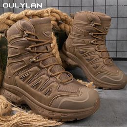 Chaussures de Fitness en plein air militaire randonnée hommes haut désert bottes hommes tactique Durable entraînement sport escalade cheville