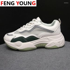 Chaussures de fitness Sneakers Designers Lace Up Old Dad Femmes Chunky Casual Platform Femme Tennis Panier féminin Vulcanisé printemps