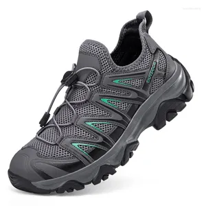 Fitness schoenen Zomer paar buiten wandelende mannen Ademend waden anti-slip vrouwen licht lopende sneakers casual trekking