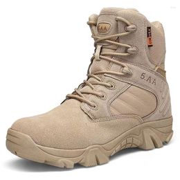 Chaussures de fitness Taobo Big Taille 46 hommes extérieurs imperméables Boots militaires de la cheville Combat Mid-Calf Snow Tactical Randing Botas Hombre
