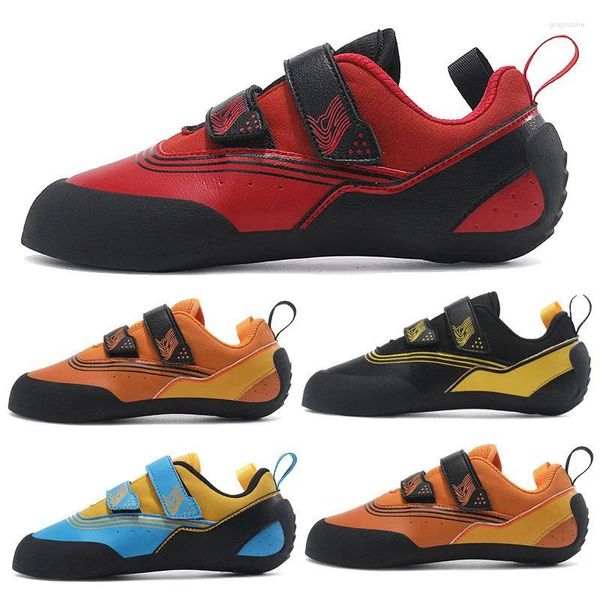 TaoBo – chaussures de Fitness pour enfants, petite taille 30 31, escalade en salle avec boucle à crochet, pour débutants, entraînement d'escalade d'entrée de gamme
