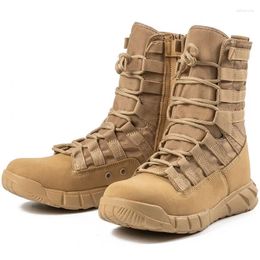 Zapatos de Fitness Topfight Botas militares de alta calidad herramientas antideslizantes para exteriores senderismo plataforma con cordones Botas de desierto Taticas masculinas