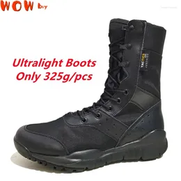 Chaussures de fitness Ultralight grande taille randonnée extérieure imperméable bottes tactiques durables baskets masculines respirant armée combat unisexe