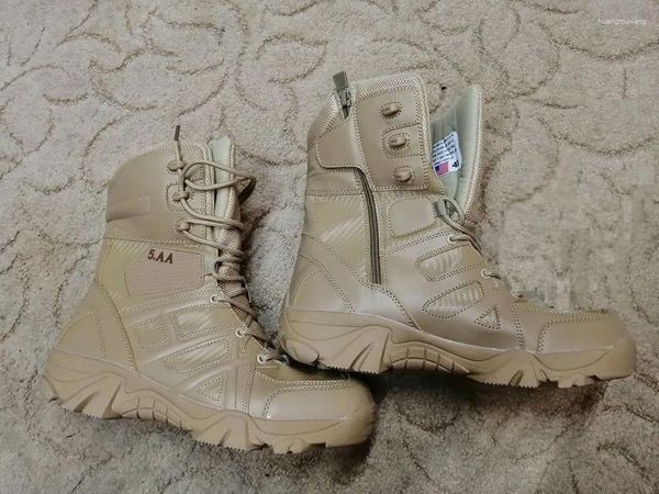 Chaussures de Fitness ultralégères pour hommes, bottes de Combat de l'armée en plein air, imperméables, Trekking, randonnée, bottes tactiques militaires, escalade en haute montagne dans le désert