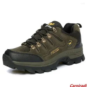 Chaussures de fitness Unisexe en daim respirant extérieur randonnée femmes de haute qualité Camping Camping Sneakers hommes