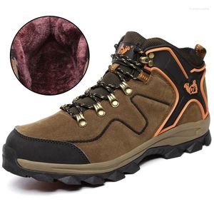 Fitnessschoenen Winter Heren Dames Wandelen Buiten Wandelen Joggen Trekking Warme Laarzen Bergbeklimmen Sport Sneakers Atletisch Waterdicht