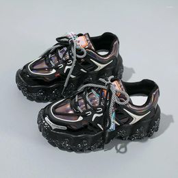 Fitness schoenen dames sneakers 2024 wave zool mode laser bovenste platform casual vrouw zapatillas deporte mujer