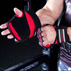 Fitness Sports Training Handschoenen Gewicht Lifting Vrouwen Mannen Powerlifting Gymnastiek Handschoenen Gym Hand Palm Protector Handschoenen 1 Paar Q0108