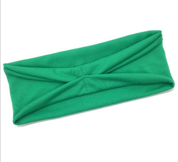 Fitness sport large bandeau hommes femmes torsadé enveloppes bandeau yoga bandes de cheveux gymnastique entraînement bandeaux coton turban chapeaux