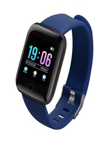 Fitness Tracker ID116 Plus Bracelet de montres intelligentes avec bande de surveillance de la fréquence de surveillance cardiaque PK ID115 116 F04779136