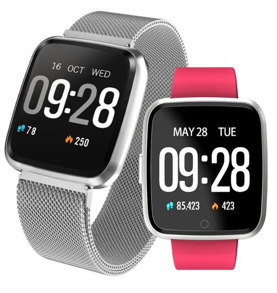 Fitness Tracker Y7 Bracelet intelligent pour Smart Watch Smart Tremproping Heart Care Trafer Broupeau pour Xiaomi iOS Android Phones avec P9564601