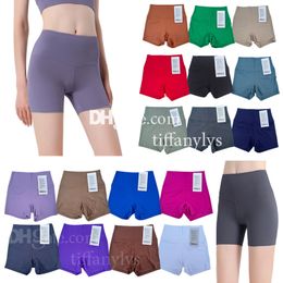 Shorts féminins Lu Sports Shorts Hotty Hot Hot Raphable Breatchable High Waited Workout Colls Tenues Yoga Lululemens Shorts Push Up Running Casual Biker Gym Shorts Clothes