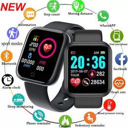 Fitpro Y68 Smart Watch Men Women Polshipes D20 Smartwatch Electronic Clock Fitness Monitor Birthday Cadeau voor kinderen Xiaomi Huawei Bracelet