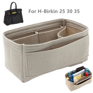 Fits For H Bir kins 25 30 35 Insert Bags Organizer Makeup Handbag Organize Portable Cosmetic base shaper for women handbag 220512