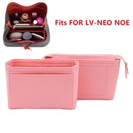 Past voor Neo Noe-insertassen Organizer Make-up Handtas Organiseer Reizen Binnen Portemonnee Draagbare Cosmetische Basis Shaper voor Neonoe Cy200518