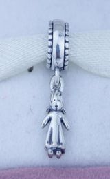 Fits pour Pandora Charms Bracelet 925 Silver Fashion Charms filets Bijoux entièrement mignon Beautiful Girl Kids Bead Bracelet 12739117