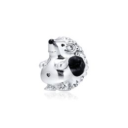 Past Pandora Charms Zilver 925 Originele DIY Kralen 925 Sterling Silver Nino The Hedgehog Charm Fine Jewelry Accessories Bijoux Q0531