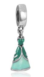 Convient à un bracelet en argent sterling Alier Princess Jupe Bleed Perles Charmes pour le bricolage de la chaîne de charme de style européen Fashion Bijoux DIY1796477