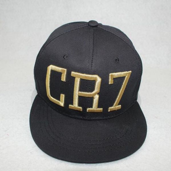 Casquette de Baseball ajustée CR7 noir bleu casquettes de Baseball Hip Hop sport en plein air Snapback Football chapeau os hommes femmes cadeaux