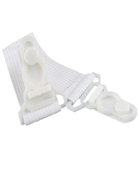 Grippeurs de plaque de lit ajusté Grippeurs Sous-Garter Elastic Garter Fixer Clips Clips Bouton Rubber Bouton Crochet blanc220Z8656306