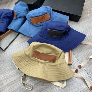 Fitted Designer Hats Letters Caps Cowboy Mens Cap Bucket Hat Womens Street Luxury Beach Leather Casquette Bonnet Beanie Habbly