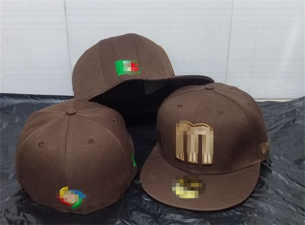 Snapbacks de sombrero ajustados Size Basketball Gat de baloncesto All Equipo Logo de equipo Menora y mujer Sports al aire libre Cotton Flat Shoes Flat Sombronización del sol elástica Tamaños de pedido mixto 7-8 M13