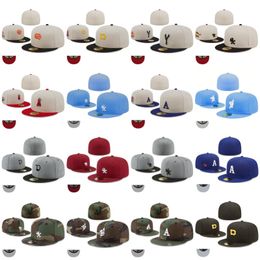 Sappilos de Snapbacks de Snapbacks de White Hat White Ballball Solid Caps All Team Fashion Hip Hop Hats For Men Flat Flat Cerrado Capa deportiva Tamaño 7-8