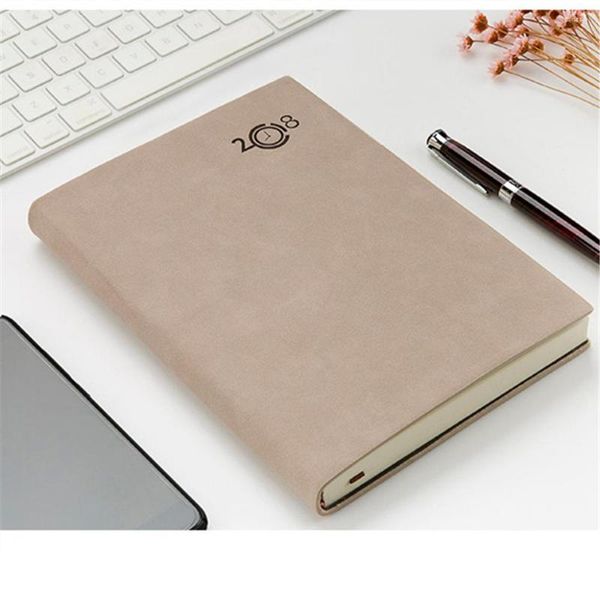 Ajusté Soft Copybook Business Notebook Planner Composition Book Calendar Schedule Gift