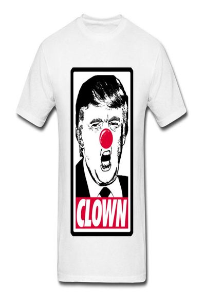 T-shirt ajusté Men de grande taille Men039s Bonne qualité marques décontractées Tshirt Men Trump Clown Imprimé sur Tshirt personnalisé5135253