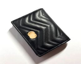 Carte Carte Holders Designer portefeuilles Marmont Men Men Luxury Fashion Coin Racs Holder Interior Slot Geatic Cuir Case Tirets avec 1058175
