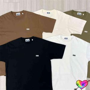 Cinco colores pequeños KITH Tee 2022ss hombres mujeres verano tinte KITH camiseta de alta calidad Tops Box Fit manga corta 198y