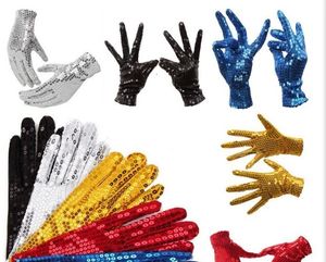 Gants à cinq doigts 1 paire de gants à paillettes Costume de soirée Gants de danse à la maternelle Gants pour enfants 10 couleurs 230426