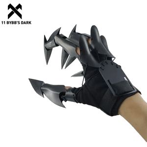 Cinq doigts gants 11 BYBB'S DARK Halloween accessoires ABS détachable Knuckle main griffes Cosplay horreur fantôme accessoires 230921