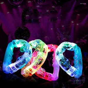 Five Fingers Gants 1Pc Glowing Sway Bell Mode 2 lumières Clignotant Bells Sound Maker Pour Bar Stage Night Birthday Party Wedding Fun Gadgets