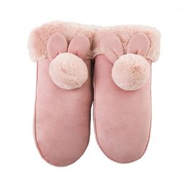 Vijf vingers handschoenen 2023 Winter Keep warme mode zware type vrouwen cartoon cadeau voor meisjes mooie vrouwelijke schapenvacht leerbont AB367