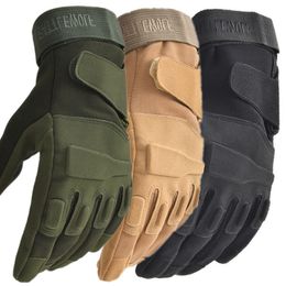 Cinq doigts Gants Akinzabo Us Army Tactique Militaire Sports de plein air Full Finger Combat Gant Vélo Moto Femmes Hommes 230921