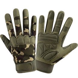 Cinq doigts gants armée militaire tactique écran tactile moto sport fitness chasse plein doigt randonnée équipement de protection 221110