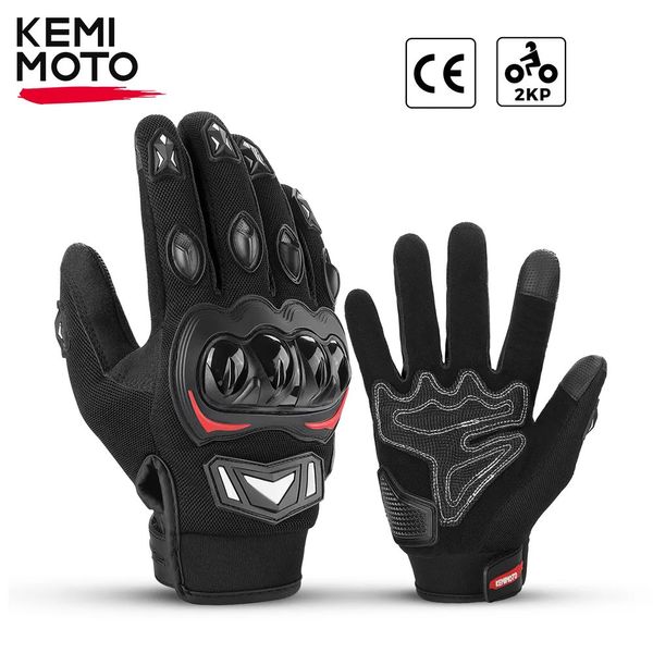 Cinq doigts Gants CE Moto Summer Riding Hard Knuckle Tactile Moto Tactique pour Dirt Bike Motocross ATV UTV 230927