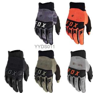 Cinco dedos Guantes Ciclismo Mtboto Fox Motocross Guantes Mens Rider Off Road MX MTB Mountain Guantes Downhill Full Finger Guantes de motocicleta YQ231111