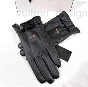 Vijf Vingers Handschoenen Designer Heren Dames Mode Merk Letter Afdrukken Dikker Warm Houden Handschoen Winter Buitensporten Puur Katoen Hoge Kwaliteit 001 YPJC