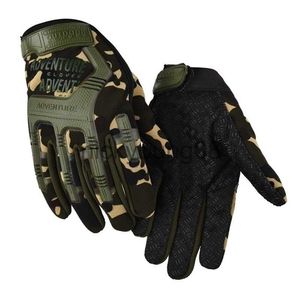 Five Fingers Gloves Cinq doigts gants tactique militaire Paintball Airsoft S soldat Combat antidérapant vélo doigt complet hommes vêtements 220920 x0902