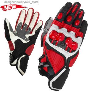 Vijf Vingers Handschoenen Voor S1 Motorhandschoen Lederen Motocross Bescherming Guantes Moto MTB GP Off Road Racing Handschoenen Alpine Motorrijden Handschoenen Q231206