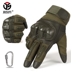 Handschoenen met vijf vingers Volledige vinger Tactisch Leger Militaire Paintball Schieten Airsoft PU-leer Touchscreen Rubber Beschermende uitrusting Dames Heren 230923